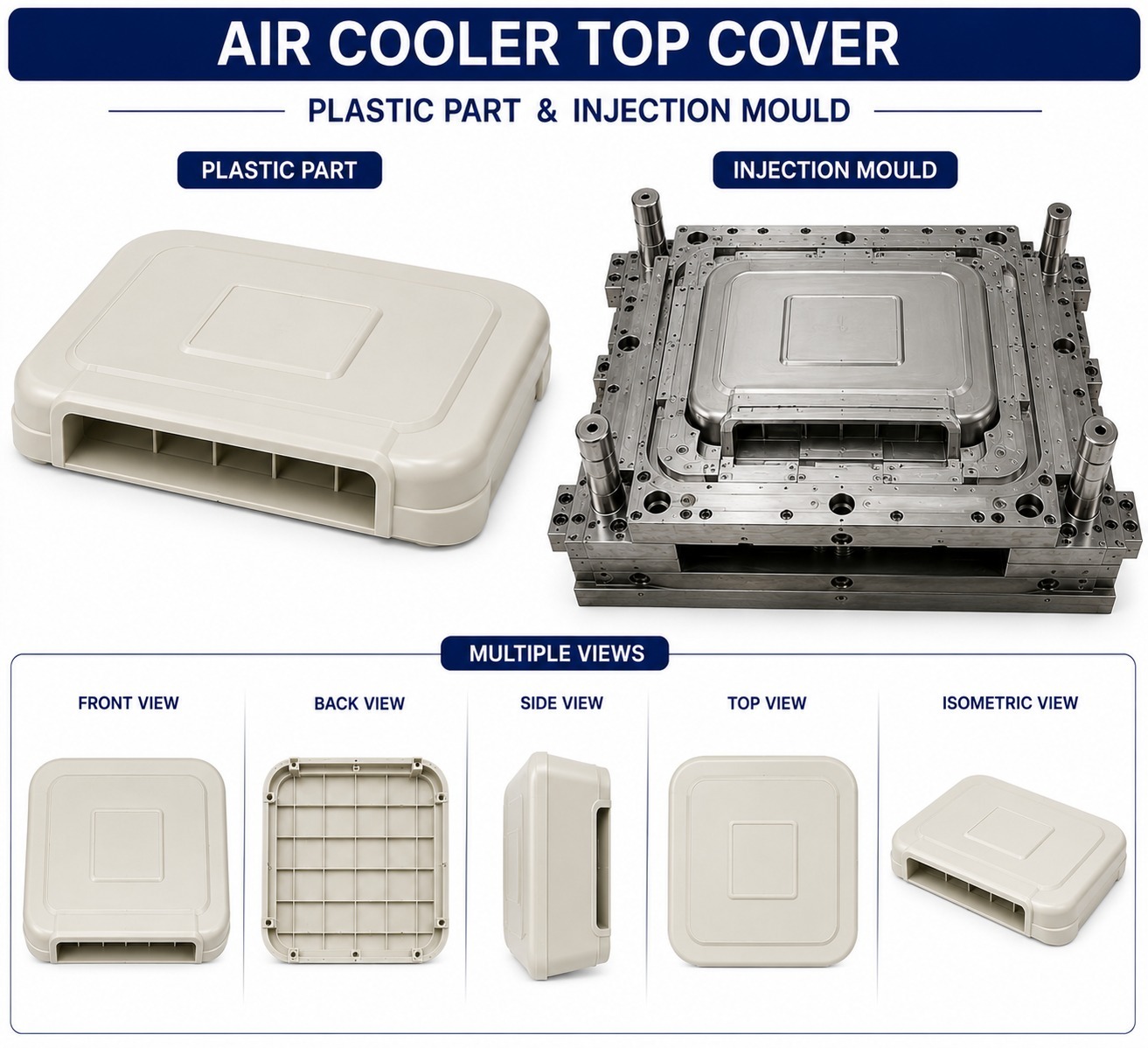 Air Cooler Plastic Top Cover